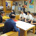 7月17日 : 大田区長へ経過報告と協力要請